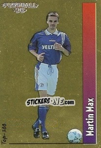 Sticker Martin Max - German Football Bundesliga 1997-1998 - Panini