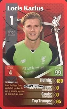 Figurina Loris Karius - Liverpool 2016-2017
 n. 13 - Top Trumps