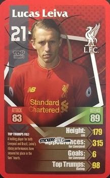 Figurina Lucas Leiva - Liverpool 2016-2017
 n. 16 - Top Trumps