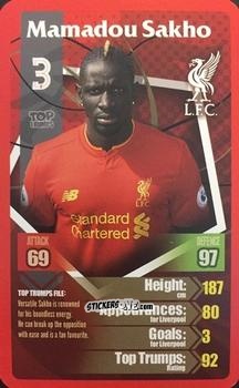 Cromo Mamadou Sakho - Liverpool 2016-2017
 n. 27 - Top Trumps
