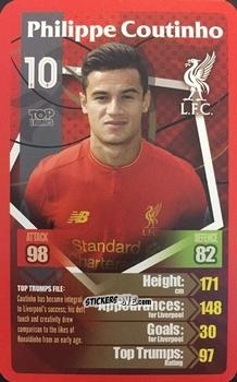 Cromo Philippe Coutinho - Liverpool 2016-2017
 n. 6 - Top Trumps