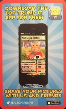 Figurina Play and Discover / Download the Top Trump App - Liverpool 2016-2017
 n. 32 - Top Trumps