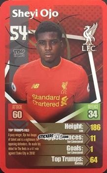 Figurina Sheyi Ojo - Liverpool 2016-2017
 n. 24 - Top Trumps