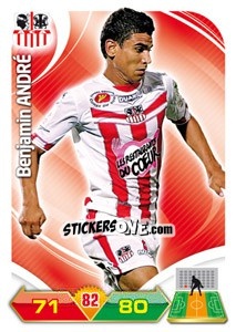 Sticker Benjamin Andre - FOOT 2012-2013. Adrenalyn XL n. 5 - Panini