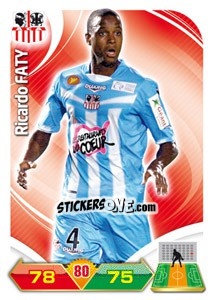 Sticker Ricardo Faty - FOOT 2012-2013. Adrenalyn XL n. 8 - Panini