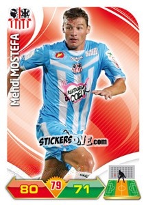 Sticker Mehdi Mostefa - FOOT 2012-2013. Adrenalyn XL n. 9 - Panini