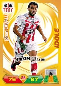 Sticker Johan Cavalli - FOOT 2012-2013. Adrenalyn XL n. 16 - Panini