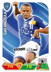 Sticker Gael Angoula - FOOT 2012-2013. Adrenalyn XL n. 17 - Panini