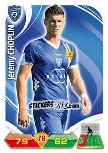 Figurina Jeremy Choplin - FOOT 2012-2013. Adrenalyn XL - Panini