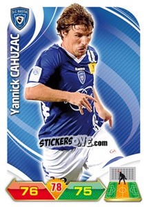 Figurina Yannick Cahuzac - FOOT 2012-2013. Adrenalyn XL - Panini