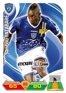 Figurina Sambou Yatabare - FOOT 2012-2013. Adrenalyn XL n. 25 - Panini