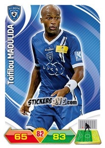 Sticker Toifilou Maoulida - FOOT 2012-2013. Adrenalyn XL n. 27 - Panini