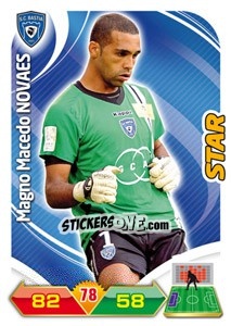 Sticker Magno Macedo Novaes - FOOT 2012-2013. Adrenalyn XL n. 29 - Panini