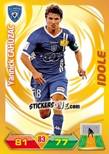 Cromo Yannick Cahuzac - FOOT 2012-2013. Adrenalyn XL n. 31 - Panini
