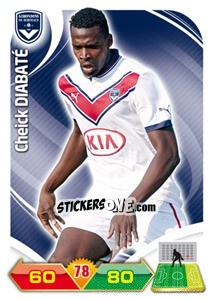 Sticker Cheick Diabate - FOOT 2012-2013. Adrenalyn XL - Panini