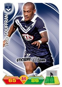 Sticker Yoan Gouffran - FOOT 2012-2013. Adrenalyn XL n. 43 - Panini