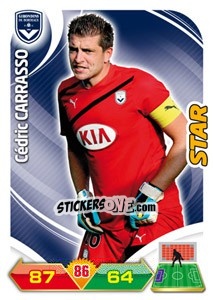 Cromo Cedric Carrasso - FOOT 2012-2013. Adrenalyn XL n. 45 - Panini