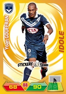 Sticker Yoan Gouffran - FOOT 2012-2013. Adrenalyn XL n. 48 - Panini