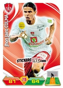 Sticker Jhon Jairo Culma - FOOT 2012-2013. Adrenalyn XL - Panini
