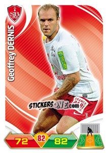 Sticker Geoffrey Dernis - FOOT 2012-2013. Adrenalyn XL n. 55 - Panini