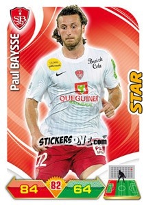 Sticker Paul Baysse - FOOT 2012-2013. Adrenalyn XL n. 61 - Panini