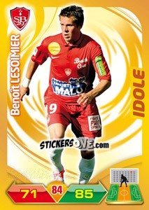 Sticker Benoit Lesoimier - FOOT 2012-2013. Adrenalyn XL n. 64 - Panini