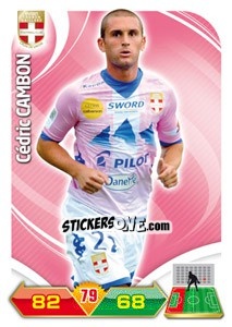 Sticker Cedric Cambon - FOOT 2012-2013. Adrenalyn XL - Panini