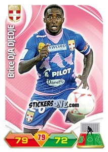 Cromo Brice Dja Djedje - FOOT 2012-2013. Adrenalyn XL - Panini