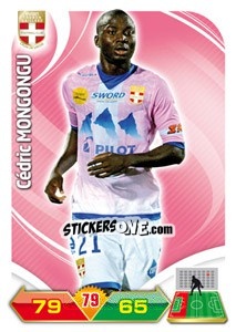 Sticker Cedric Mongongu - FOOT 2012-2013. Adrenalyn XL - Panini