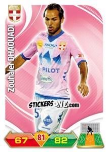 Cromo Zouhaier Dhaouadi - FOOT 2012-2013. Adrenalyn XL - Panini