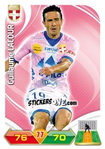 Sticker Guillaume Lacour - FOOT 2012-2013. Adrenalyn XL n. 71 - Panini