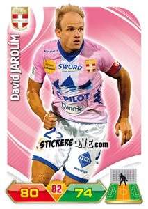 Sticker David Jarolim - FOOT 2012-2013. Adrenalyn XL n. 74 - Panini