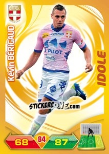 Sticker Kevin Berigaud - FOOT 2012-2013. Adrenalyn XL n. 80 - Panini