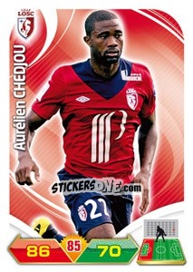 Sticker Aurelien Chedjou - FOOT 2012-2013. Adrenalyn XL n. 84 - Panini