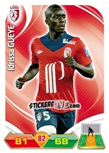 Sticker Idrissa Gueye - FOOT 2012-2013. Adrenalyn XL - Panini