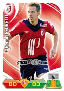 Sticker Benoit Pedretti - FOOT 2012-2013. Adrenalyn XL n. 89 - Panini
