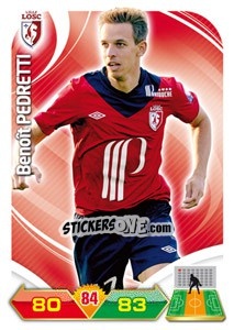 Sticker Benoit Pedretti - FOOT 2012-2013. Adrenalyn XL - Panini