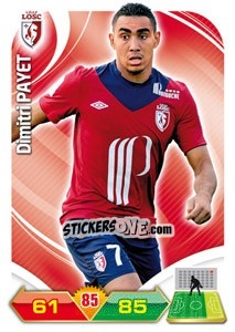 Sticker Dimitri Payet - FOOT 2012-2013. Adrenalyn XL n. 91 - Panini