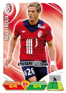 Sticker Nolan Roux - FOOT 2012-2013. Adrenalyn XL n. 92 - Panini