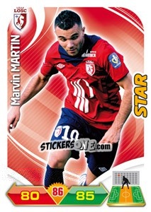 Sticker Marvin Martin - FOOT 2012-2013. Adrenalyn XL n. 93 - Panini