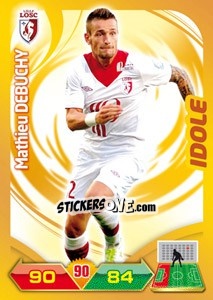 Sticker Mathieu Debuchy - FOOT 2012-2013. Adrenalyn XL n. 95 - Panini