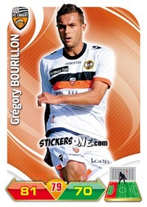 Sticker Gregory Bourillon - FOOT 2012-2013. Adrenalyn XL n. 98 - Panini