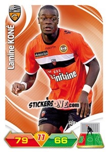 Figurina Lamine Kone - FOOT 2012-2013. Adrenalyn XL - Panini