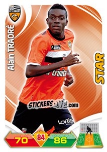 Sticker Alain Traore - FOOT 2012-2013. Adrenalyn XL n. 109 - Panini