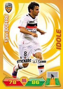 Sticker Yann Jouffre - FOOT 2012-2013. Adrenalyn XL n. 112 - Panini