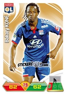 Sticker Bakary Kone - FOOT 2012-2013. Adrenalyn XL n. 116 - Panini