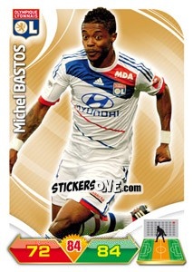 Sticker Michel Bastos - FOOT 2012-2013. Adrenalyn XL n. 118 - Panini