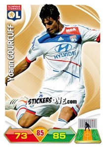 Sticker Yoann Gourcuff - FOOT 2012-2013. Adrenalyn XL n. 119 - Panini