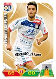 Sticker Clement Grenier - FOOT 2012-2013. Adrenalyn XL n. 120 - Panini
