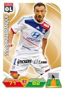 Sticker Steed Malbranque - FOOT 2012-2013. Adrenalyn XL n. 121 - Panini